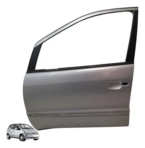Porta Dianteiro Esquerdo Mercedes Classe A 190 2005 Dianteira Esquerdo Cinza