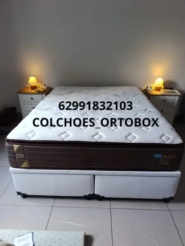 Conjunto Queen Size suporte de peso 180 kilos de cada lado