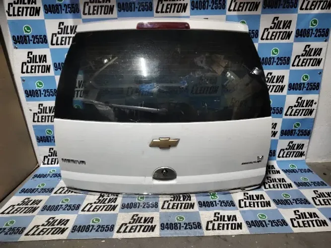 tampa traseira meriva 2009 2010 2011 2012 original completa branca