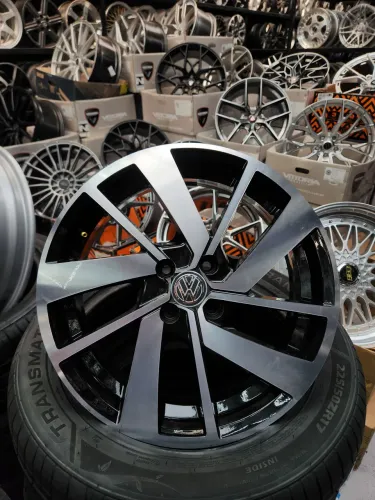 Jogo de rodas jetta gli aro 17 4x100 réplica