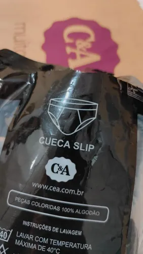 Cueca Slip C&A 100% Algodão