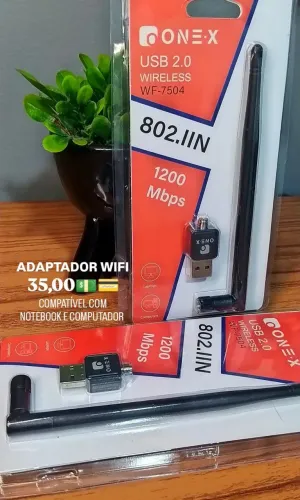 Adaptador wifi para computador Internet