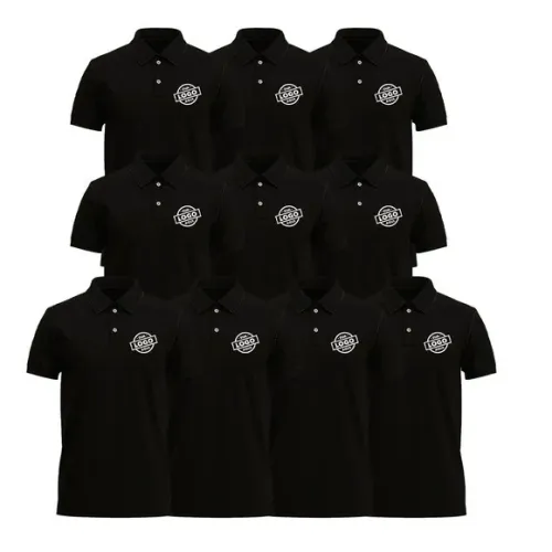 Kit 10 Camisas Polo Personalizadas 