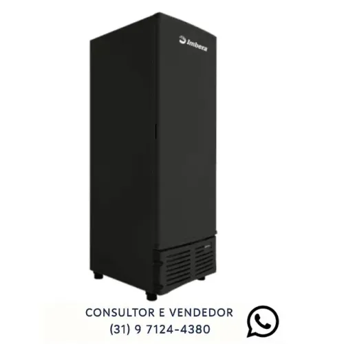 Freezer Vertical Porta Cega Imbera 56L Preto