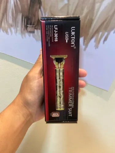 Máquina de Cortar Cabelo Profissional LUKTON LFJ-3018 - USB