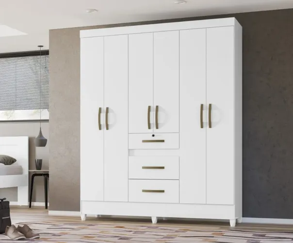 *Guarda-Roupa Itatiba 1,65 cm Pronta Entrega 