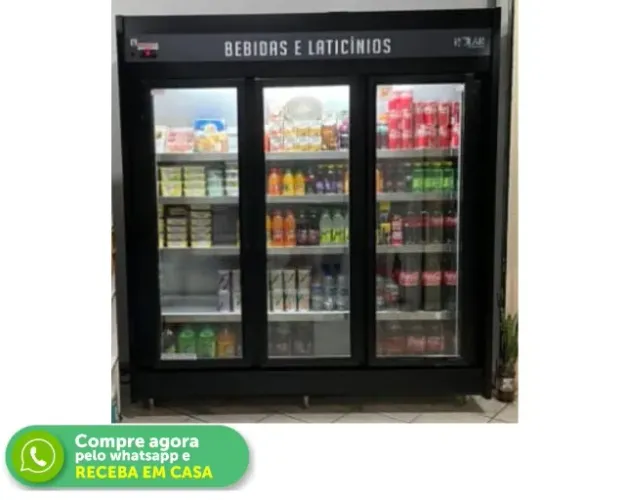 Auto serviço Refrigerador Preto Polar 127/220v
