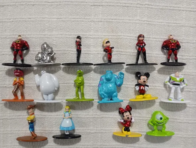 Coleção Disney 2 Nanometalfigs