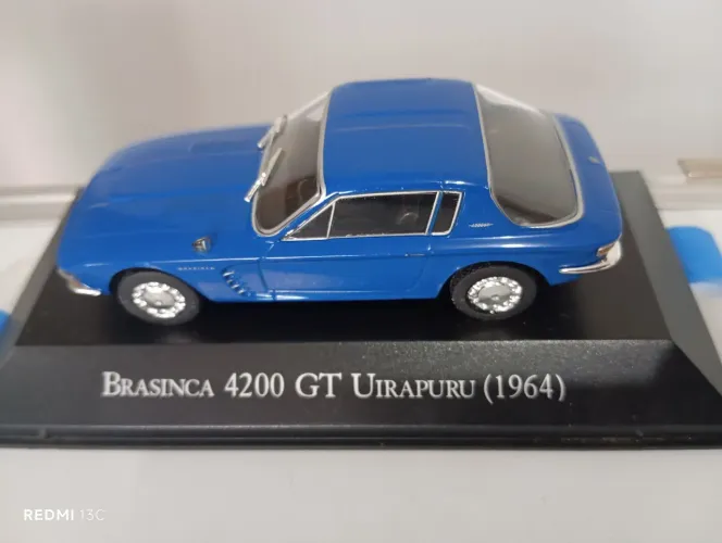 Raridade: miniatura Brasinca 4200 GT Uirapuru (1964) - escala 1/43