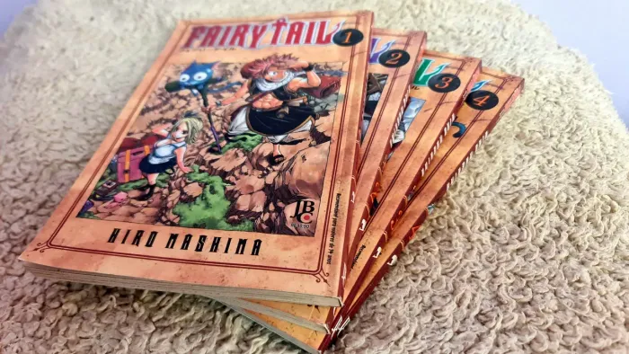 Coleção Mangá Fairy Tail (volume 1 ao 4, excelente estado)