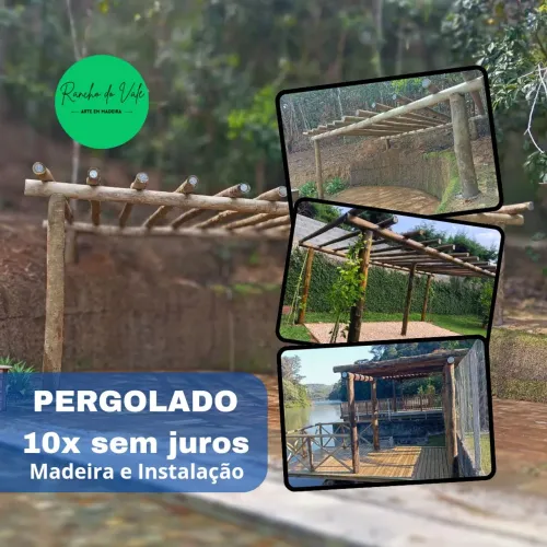 PERGOLADOS E DECKS MADEIRA TRATADA 