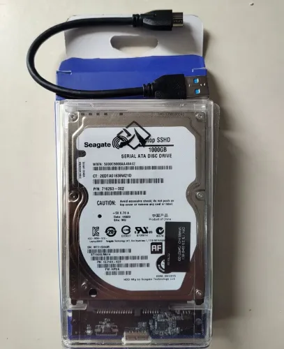 HD Externo Seagate 1TB com Case e Cabo USB 3.0