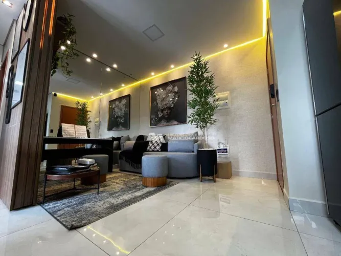 Apartamento único no condomínio 2 dormitórios à venda, 49 m² por R$ 350.000 - Borghese Bou