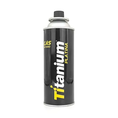 Refil Lata Gás Butano Titanium Fogareiro Camping Maçarico