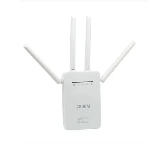 Repetidor e roteador wifi Kapbom KAP-X330 4 Antenas 2800Mbps
