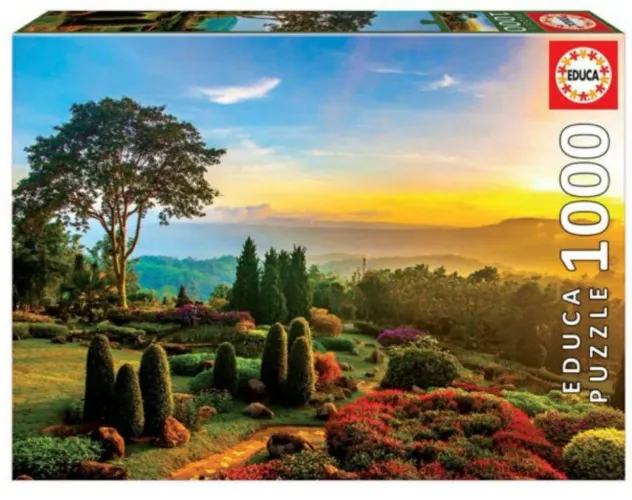 Quebra-cabeça Jardim Maravilhoso 1000 peças, Importado Educa, Puzzle