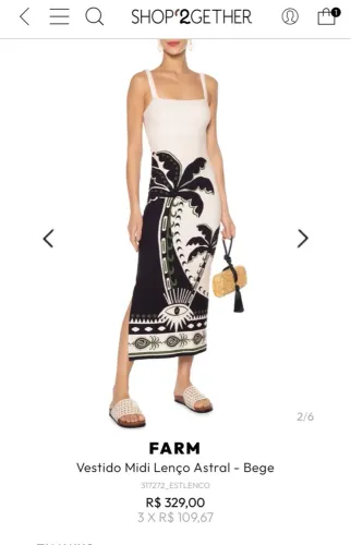 Vestido Estampado Tropical