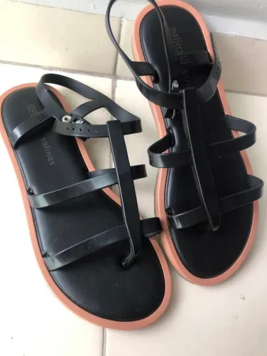Sandália Melissa cor preto n.38