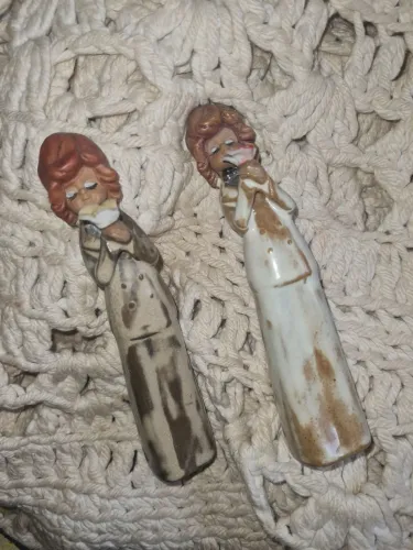 Anjinhos vintages de cerâmica