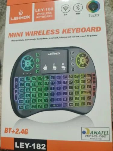 Controle universal, Mini Teclado Wireless 2.4G para Smart TV 