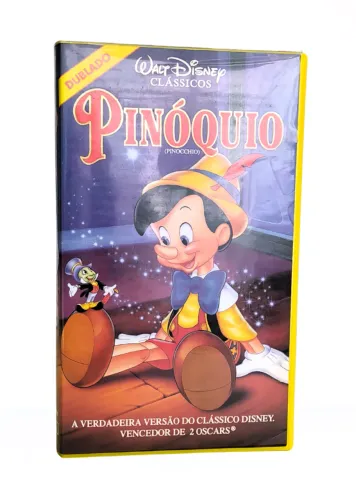 VHS - Pinóquio - Walt Disney Dublado