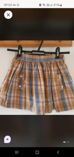 Saia xadrez infantil