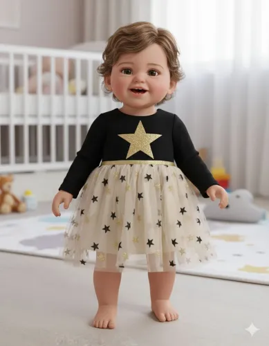 Vestido de tule para menina 18 meses usado
