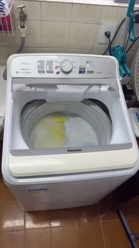 Máquina de Lavar Roupa Panasonic 14kg | Excelente Estado | Pouco Uso | Com NF