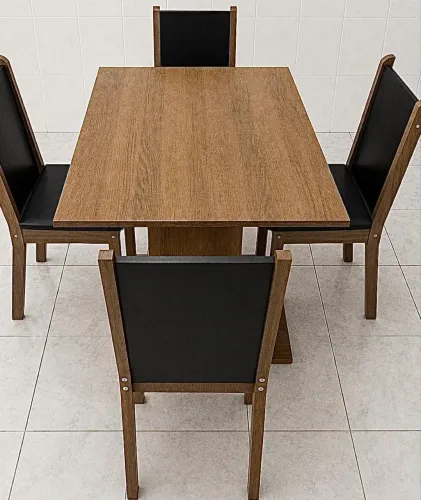 Mesa com 4 cadeiras