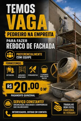 Com no mínimo 2 profissionais 
