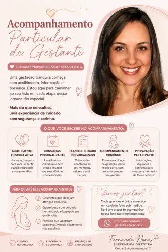 Acompanhamento particular de gestante de risco habitual