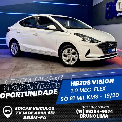 Hyundai HB20S Vision 1.0 Flex 12V MEC 2020