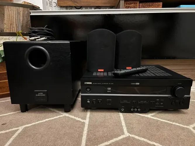 Sistema Home Theater Hi-fi Completo B&W Solid + Receiver Yamaha + Sub Pioneer