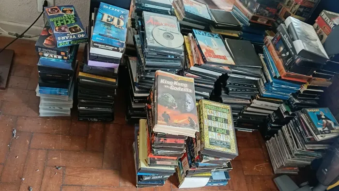 DVDs e VHS
