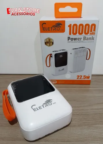 Carregador Portátil 10.000mah Eletromex EL-2910 turbo 22.5W (entrega grátis) 
