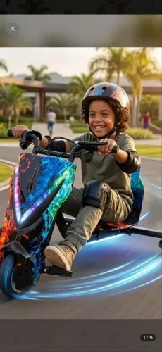 Kart Elétrico Infantil Drift 36v 250w 8 Led + Controle