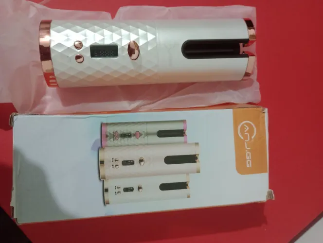 Cacheador de cabelo automático sem fio recarregável 