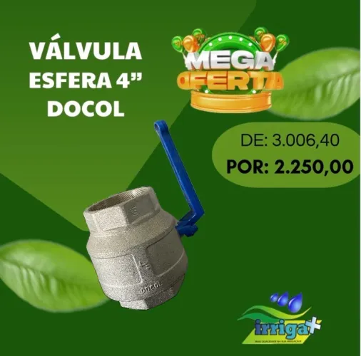 VÁLVULA ESFERA 4? DOCOL. 