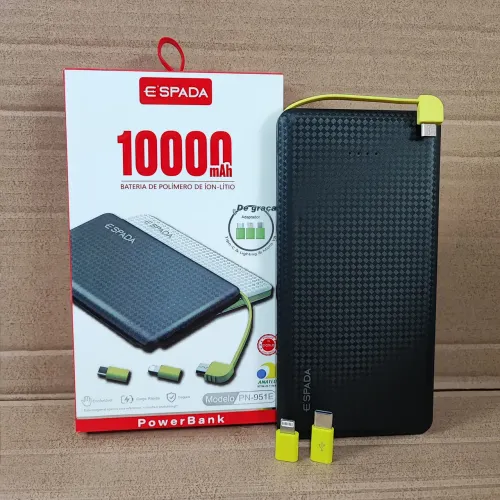 Carregador portátil 10000mAh Power bank
