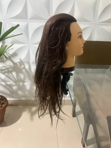 Manequim de cabelo, para treinamento