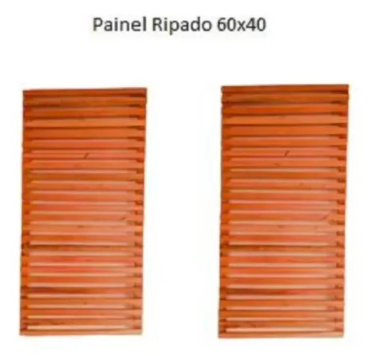 Painel ripado 60x40