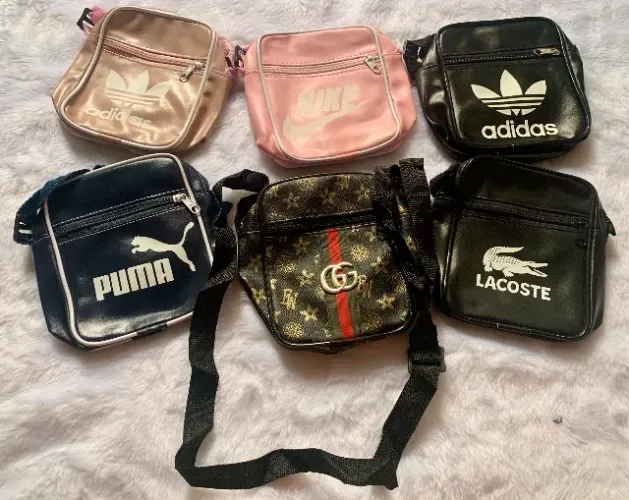 Acessórios moda kit com 6 bolsas transversais
