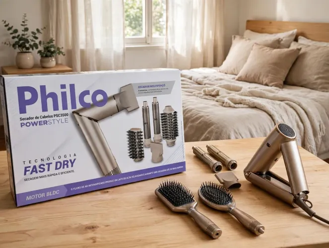 Secador Philco 5 em 1 completo