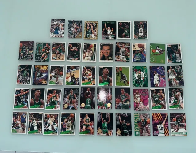 ? PACK 46 CARTAS BOSTON CELTICS ? ANOS 90
