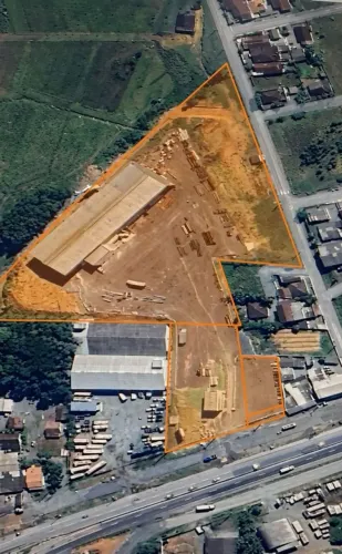 Terreno Comercial/Logístico de 24.248 m² na BR-280 em Guaramirim | A 200m da Weg Tintas