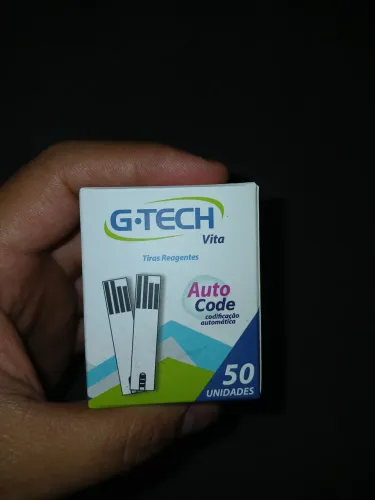 ?50 Tiras Medidor de Glicose G-TECH Vita (Original)