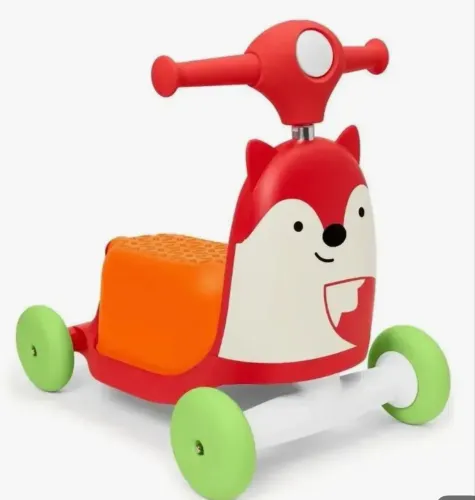 Triciclo Patinete Zoo Raposa (1-4 anos)