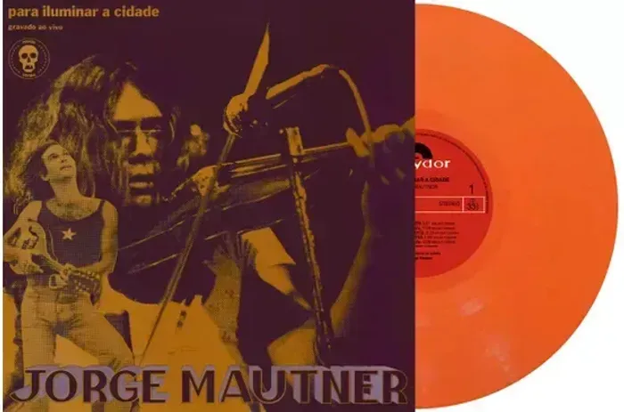 LP Jorge Mautner - Para iluminar A Cidade - 1972/2026 - vinil colorido laranja lacrado
