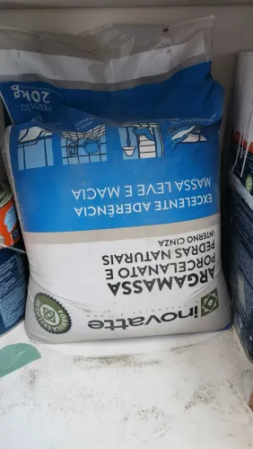 Argamassa para porcelanato Inovatte - 2 sacos de 20 kg cada