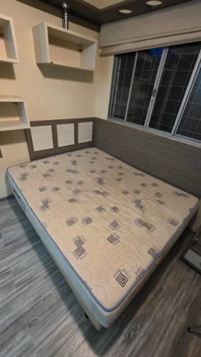 CONJUNTO CAMA BOX QUEEN COM COLCHÃO ORTOBOM